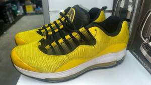 lot 136 image: Nike Air Jordan Trainer ST Yellow Black Sneakers 9.5