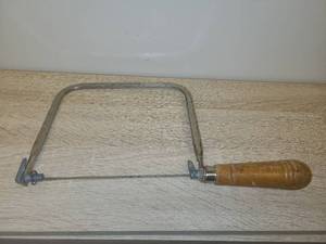 lot 6 image: Coping Saw with Wooden Handle
