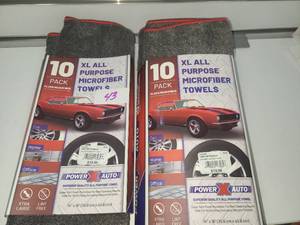 lot 43 image: Power X Auto XL All Purpose Microfiber Towels 2 sets of 10-Packs