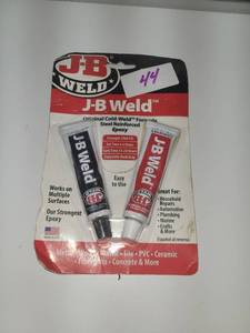 lot 44 image: J-B Weld Original Cold-Weld Steel Reinforced Epoxy