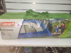 lot 60 image: BRAND NEW Coleman Montana 8-Person Camping Tent