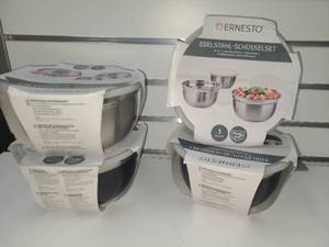 lot 90 image: Ernesto Stainless Steel Mixing Bowl Set