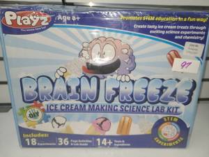 lot 97 image: Playz Brain Freeze Ice Cream Making Science Lab Kit
