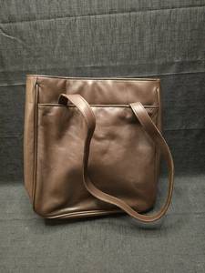 lot 50865 image: Lauren Ralph Lauren Brown Leather Tote Bag