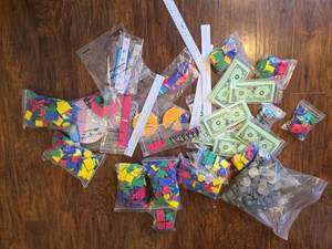 lot 50873 image: Elementary Math Manipulatives Classroom Set