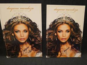 lot 50886 image: Dayana Mendoza Miss Universe 2008 Signed Photo Collection