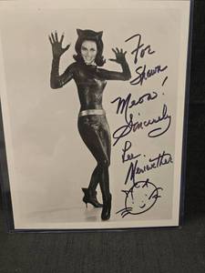 Lee Meriwether Signed 8x10 Photo as Catwoman with COA