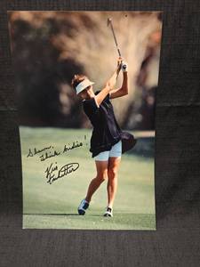 lot 50915 image: Kris Tschetter Signed LPGA Golf Photo with Inscription