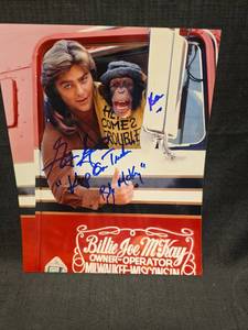 lot 50923 image: B.J. and the Bear Signed Photo - Billie Joe McKay Inscribed 8x10