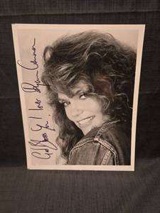 lot 50936 image: Dyan Cannon Signed 8x10 Black and White Photo