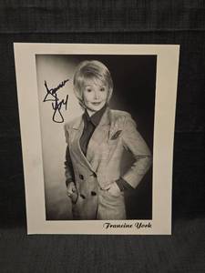 lot 50937 image: Francine York Signed 5x7 Black & White Photo with COA
