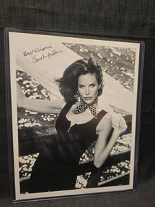lot 50945 image: Sarah Briton Signed 8x10 Black and White Photo