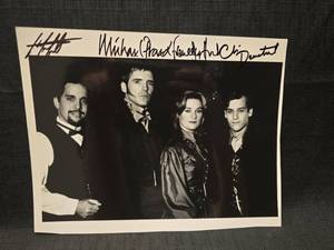 lot 50947 image: Multi-Signed Cast Black & White Photo