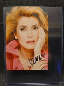 lot 50951 image: Catherine Deneuve Signed Photo