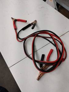 lot 61653 image: heavy-duty car battery jumper cables