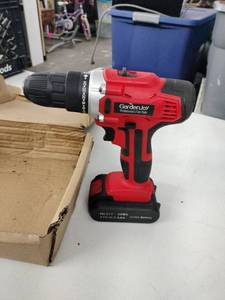 lot 61686 image: GardenJoy 21V cordless drilldriver