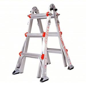 lot 61759 image: Little Giant 10101AS 300-Pound Duty Rating Multi-Use Aircraft Support Ladder, 13-Foot