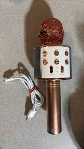 lot 42 image: Wireless Karaoke Microphone with Bluetooth Speaker Rose Gold
