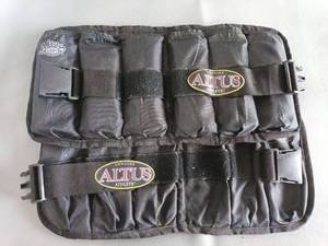 lot 130 image: Altus Athletic Ankle Weights - Remove or Add Sand Bags To Adjust Weight
