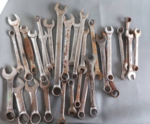 lot 132 image: Large Lot of Wrenches