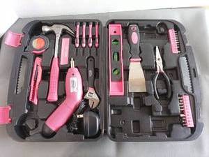 Apollo Tool Kit with Case, Pink and Black