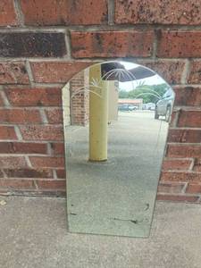 lot 174 image: Antique Mirror 24 x 12