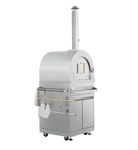 lot 1006 image: Outdoor Pizza Oven with Bottom Cabinet-MK07SS304 - Retail $1499