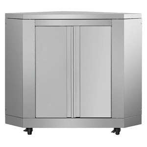 lot 1015 image: Corner Cabinet- MK06SS304- Retail $699