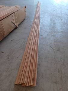 lot 60909 image: 120 Linear Feet Oak Base