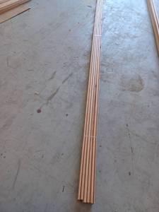 lot 60923 image: 120 Linear Feet Oak Base
