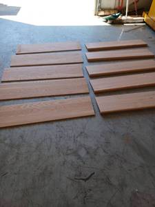 lot 60943 image: 10- 48 Inch Oak Stair Treads
