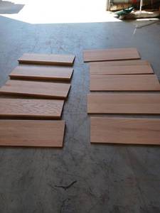 lot 60950 image: 10- 36 Inch Oak Stair Treads