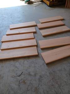 lot 60952 image: 10- 36 Inch Oak Stair Treads