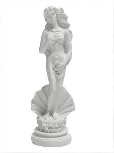 lot 1238 image: Aphrodite Statue Birth of Venus 7.6 in - Greek Sculpture, Resin Figurine
