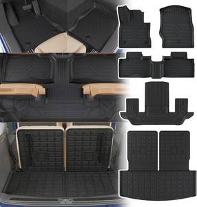 lot 1256 image: $130 Floor Mats for 2020-2026 Ford Explorer 6-Seater Cargo Trunk Mat All-We