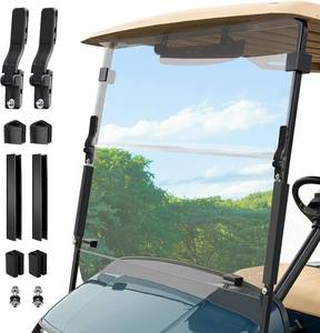lot 1308 image: $120 EZGO 5mm Thick Windshield for TXTMedalist with Hinges