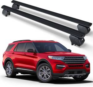 lot 1312 image: $109 YZONA 300 LBS Heavy Duty Roof Rack Cross Bars for 2020-2026 Ford Explorer