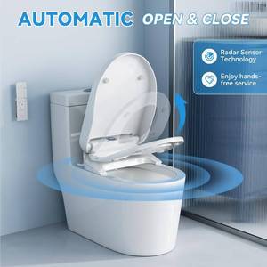 lot 1322 image: $170 TOTTE Smart Bidet Toilet Seat with Auto OpenClose Lid, Elongated Heat