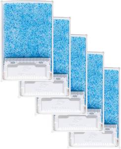 lot 1350 image: $100 Crystal Cat Litter & Disposable Trays, 5 Sets, for Petsafe Scoop-Free