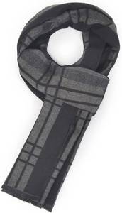 lot 67117 image: YOUR SMILE Mens Luxuriously Soft & Warm Elegant Plaid Premium Cashmere Feel Thermal Scarves Scarf For Winter Autumn