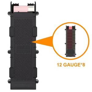 lot 8559 image: NEW 12 Guage Ammo Holder Polymer 8 Rounds Ammo Pouch Tactical Magazine Spring Loaded