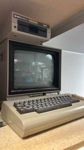 Commodore 64 Computer with 1541 Disk Drive and 1702 Video Monitor