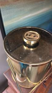 lot 60017 image: MCM Ice Bucket with Lid and Tongs