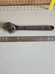 lot 5026 image: Crescent Tool Co. 12 In. Adjustable Wrench MFD 3Y