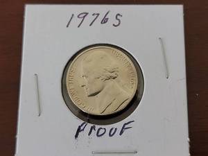 lot 10006 image: 1976-S Jefferson Nickel Proof