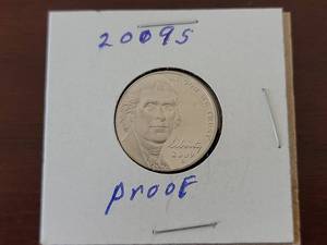 lot 10008 image: 2009-S Jefferson Nickel Proof