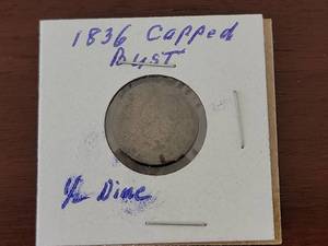 lot 10016 image: 1836 Capped Bust Half Dime