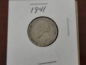 lot 10019 image: 1941 Jefferson Nickel Five Cent Coin Proof