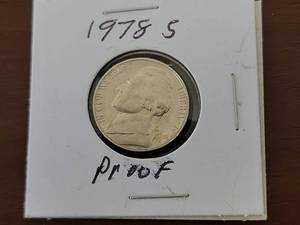 lot 10026 image: 1978-S Jefferson Nickel Proof
