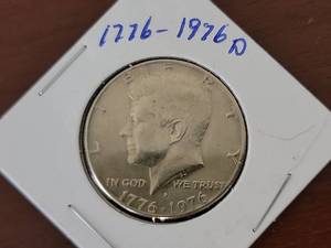 lot 10027 image: 1776-1976 D Kennedy Bicentennial Half Dollar Silver Proof
